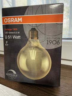 Лампа osram vintage 1906