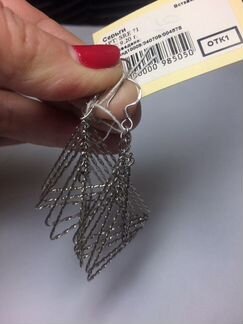 Серьги из серебра 925 пробы