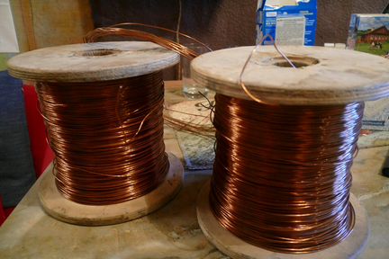 Медный Провод моножила 70-е СССР 1,5 и 1,2мм