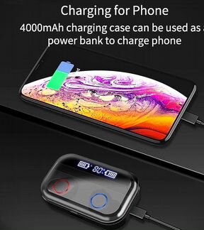 Новые беспроводные наушники с power bank x11 tws