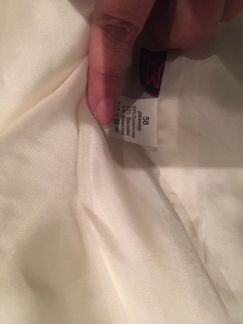 Стильное новое белое пальто 56 р