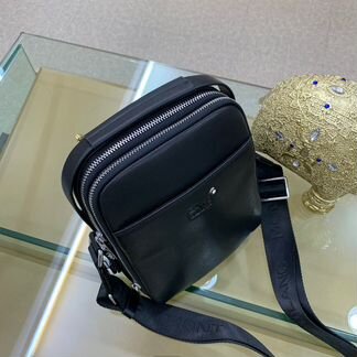 Сумка мужская MontBlanc натуральная кожа Premium