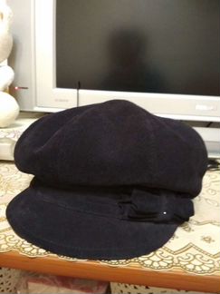 Женская кепи натуральная замша Планже Шарлотта