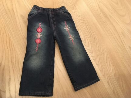 Тёплые джинсы на флисе Gloria Jeans 92p