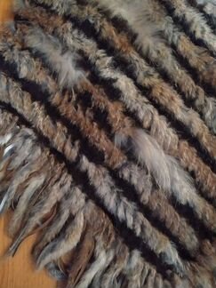 Пончо меховое