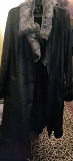 Дубленка из снежной королевы р.50-52