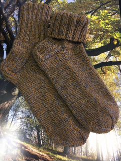 Носки мужские, новые, вязаные, 44-45 размер