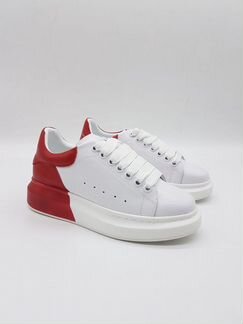 Кеды Alexander McQueen кожаные
