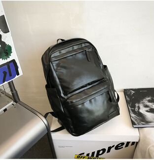 Мужской кожаный уличный рюкзак арт.033