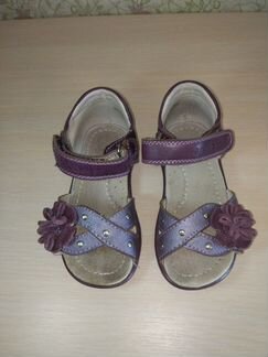 Сандалии нат. кожа для девочки р. 24