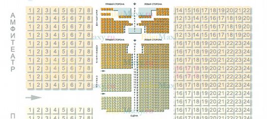 Схема зала театра ленком в москве