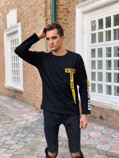 Свитшот - yuan / Кастом / Чёрный / дизайнерский