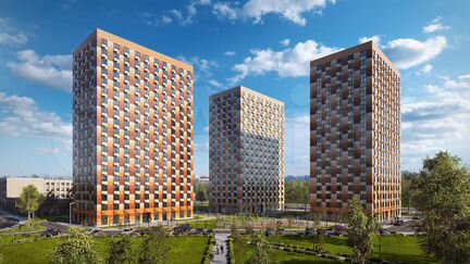 1-к квартира, 33.8 м², 5/19 эт.