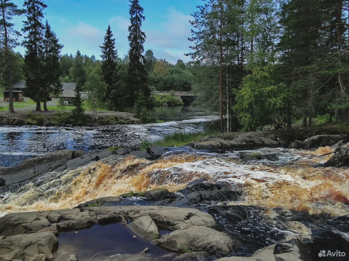 Горный парк Рускеала водопады Ахвенкоски